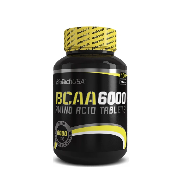 BCAA 6000 by BioTechUSA contains 100 tablets