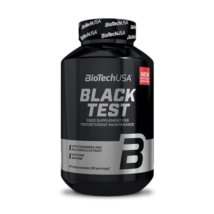 Black test 90 caps. Primary by BioTechUSA