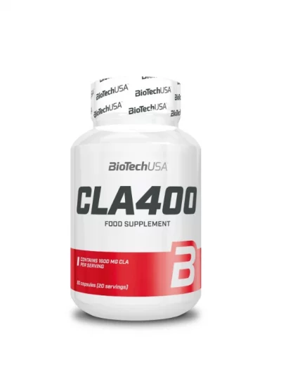 CLA 400 contains 80 soft-gel capsules by BioTechUSA