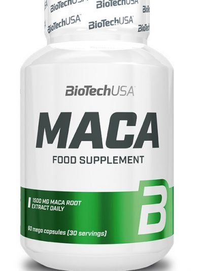 Maca root supplement BioTechUSA 60 capsules Peruvian maca extract