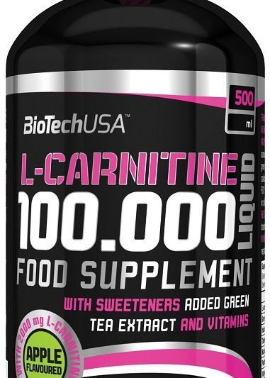 BioTechUSA L-Carnitine 100000 high-dose liquid carnitine 500 ml supplement