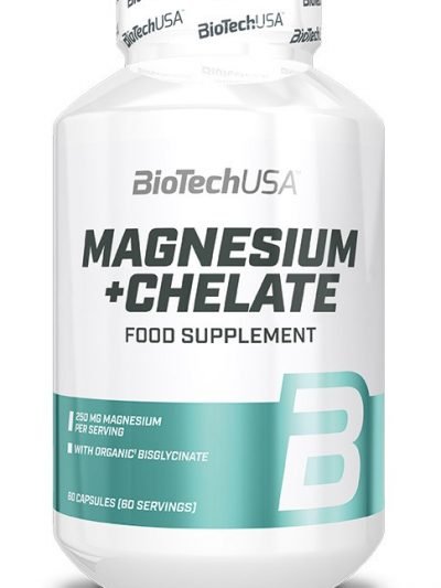 Magnesium chelate supplement BioTechUSA 60 capsules magnesium bisglycinate