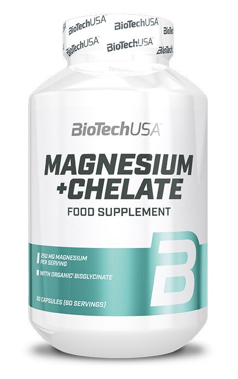 Magnesium chelate supplement BioTechUSA 60 capsules magnesium bisglycinate