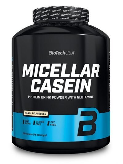 Micellar Casein protein BioTechUSA 2270g slow-release night-time protein powder
