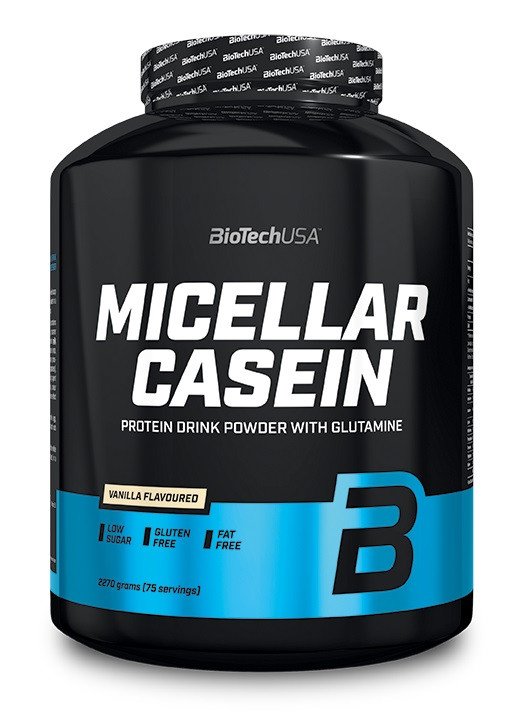 Micellar Casein protein BioTechUSA 2270g slow-release night-time protein powder