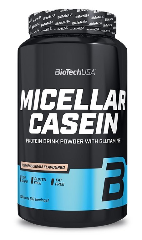 Micellar Casein protein BioTechUSA 908g slow-digesting night-time casein