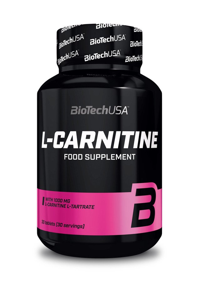 BioTechUSA L-Carnitine tablets 30 tablets 1000 mg L-Carnitine Tartrate