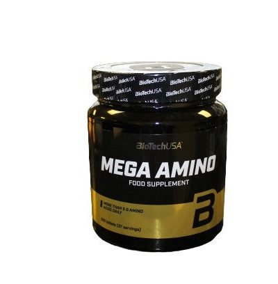 Mega Amino supplement BioTechUSA 300 tablets essential amino acid complex