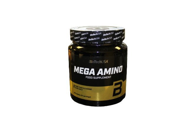 Mega Amino supplement BioTechUSA 300 tablets essential amino acid complex
