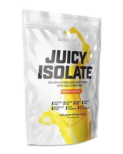 BioTechUSA Juicy Isolate Orange 500 g refreshing protein drink powder