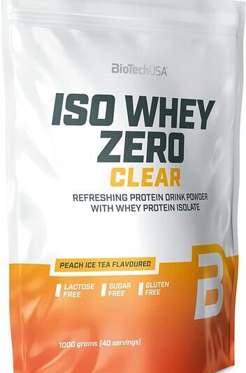 BioTechUSA Iso Whey Zero Clear 1000 g refreshing clear whey isolate protein powder