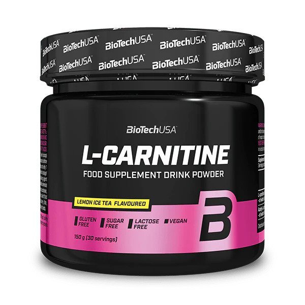 BioTechUSA L-Carnitine drink powder lemon ice tea flavour 150 g supplement