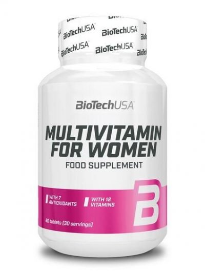 Multivitamin for Active Women BioTechUSA 60 tablets energy and immunity support