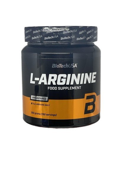 BioTechUSA L-Arginine powder 300g pure amino acid nitric oxide support