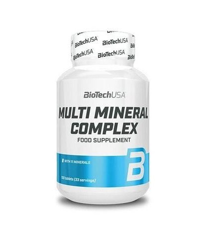 Multi Mineral Complex BioTechUSA 100 tablets mineral support supplement