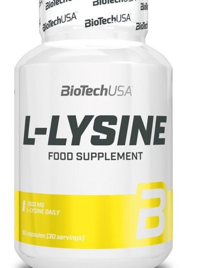 L-Lysine supplement BioTechUSA 90 capsules essential amino acid source