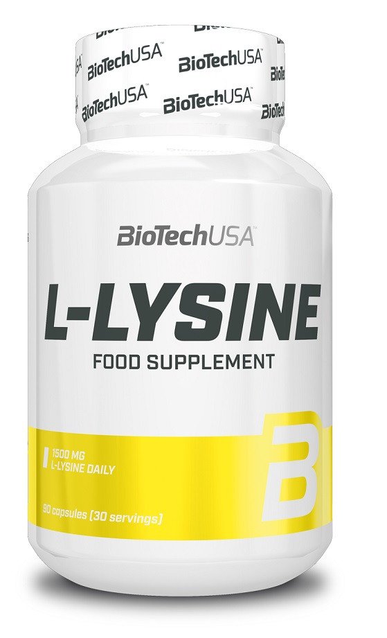 L-Lysine supplement BioTechUSA 90 capsules essential amino acid source