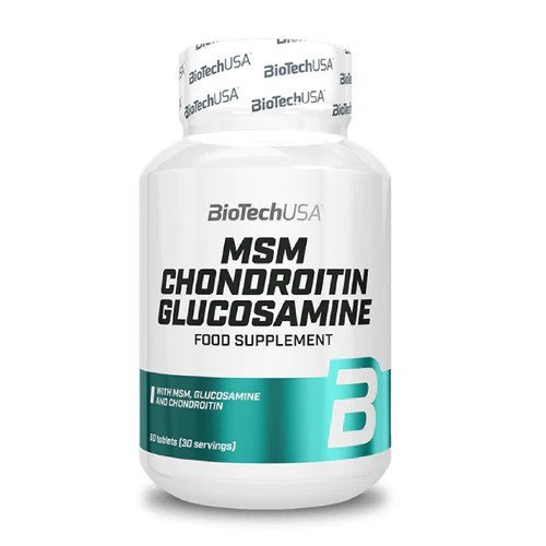 MSM Chondroitin Glucosamine BioTechUSA 60 tablets joint support supplement