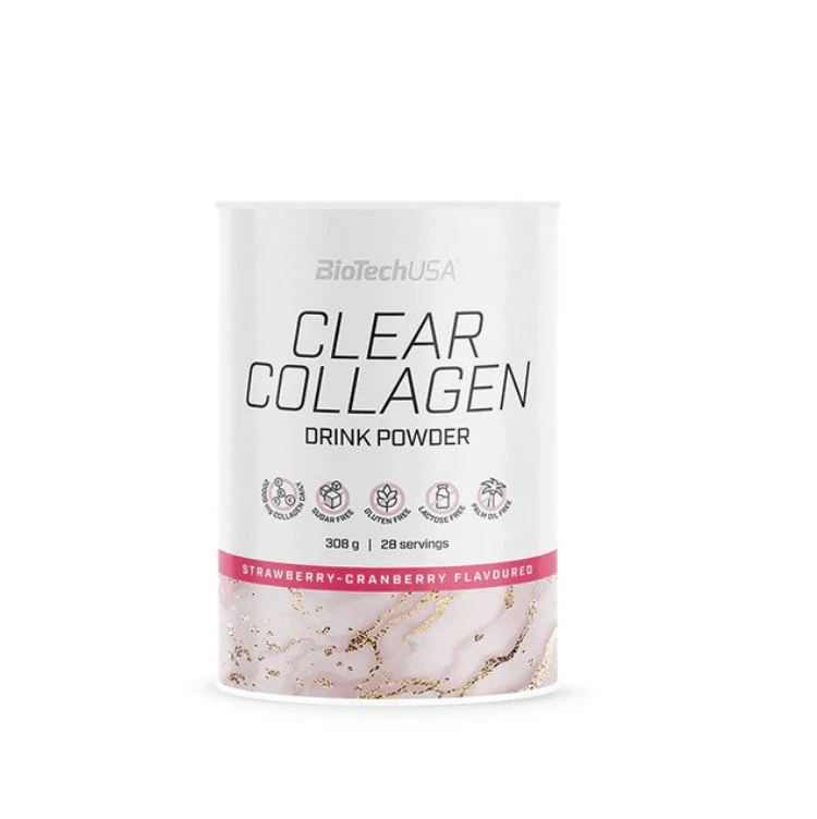 Clear Collagen Professional 350 gr. with Strawberry and cranberry flavour by BioTechUSA