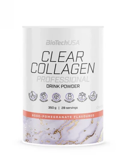 Clear Collagen Professional 350 gr. with Rose and pomegranate flavour by BioTechUSA